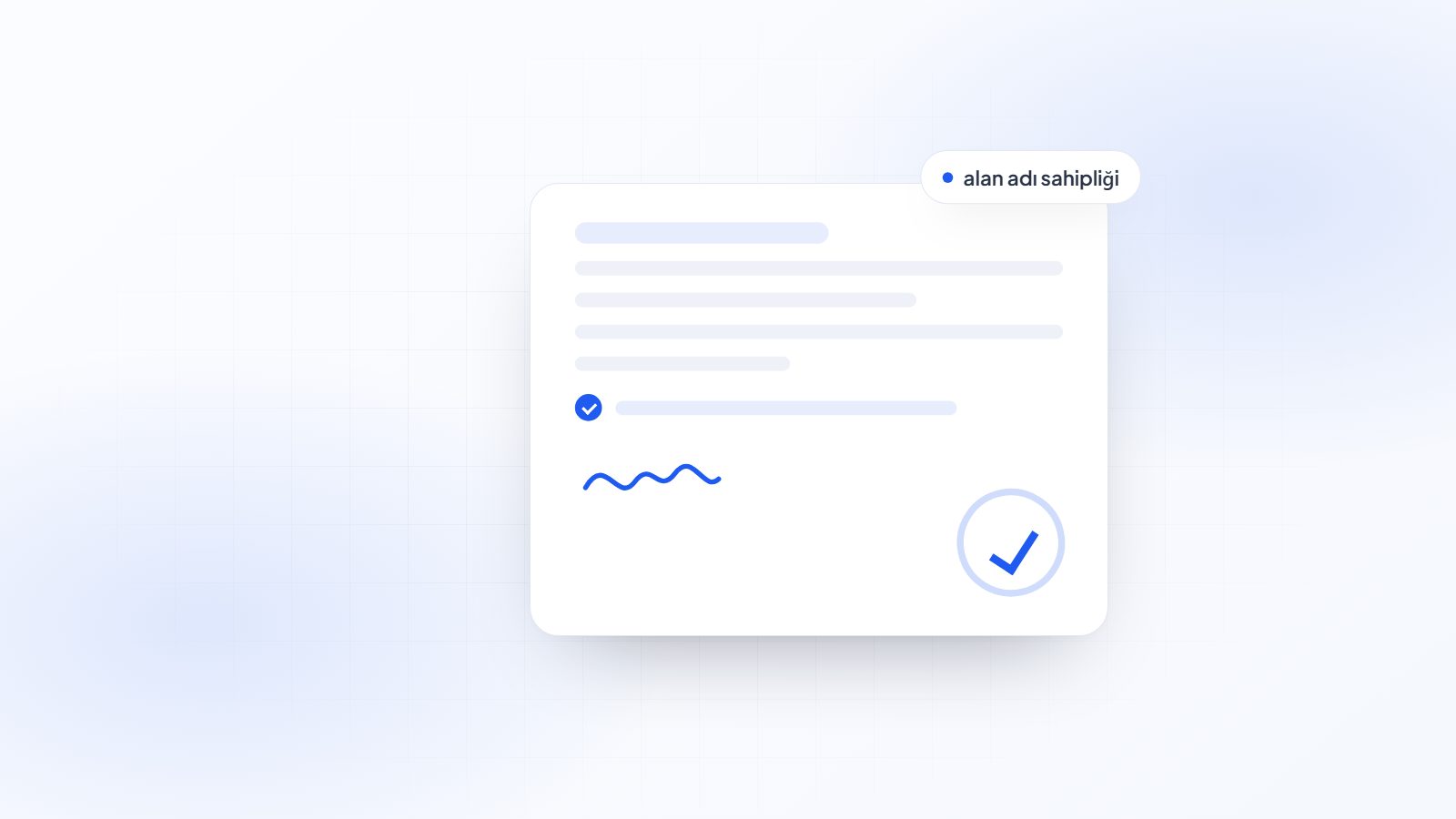 Site sahipliği ve teslim belgesi temsili