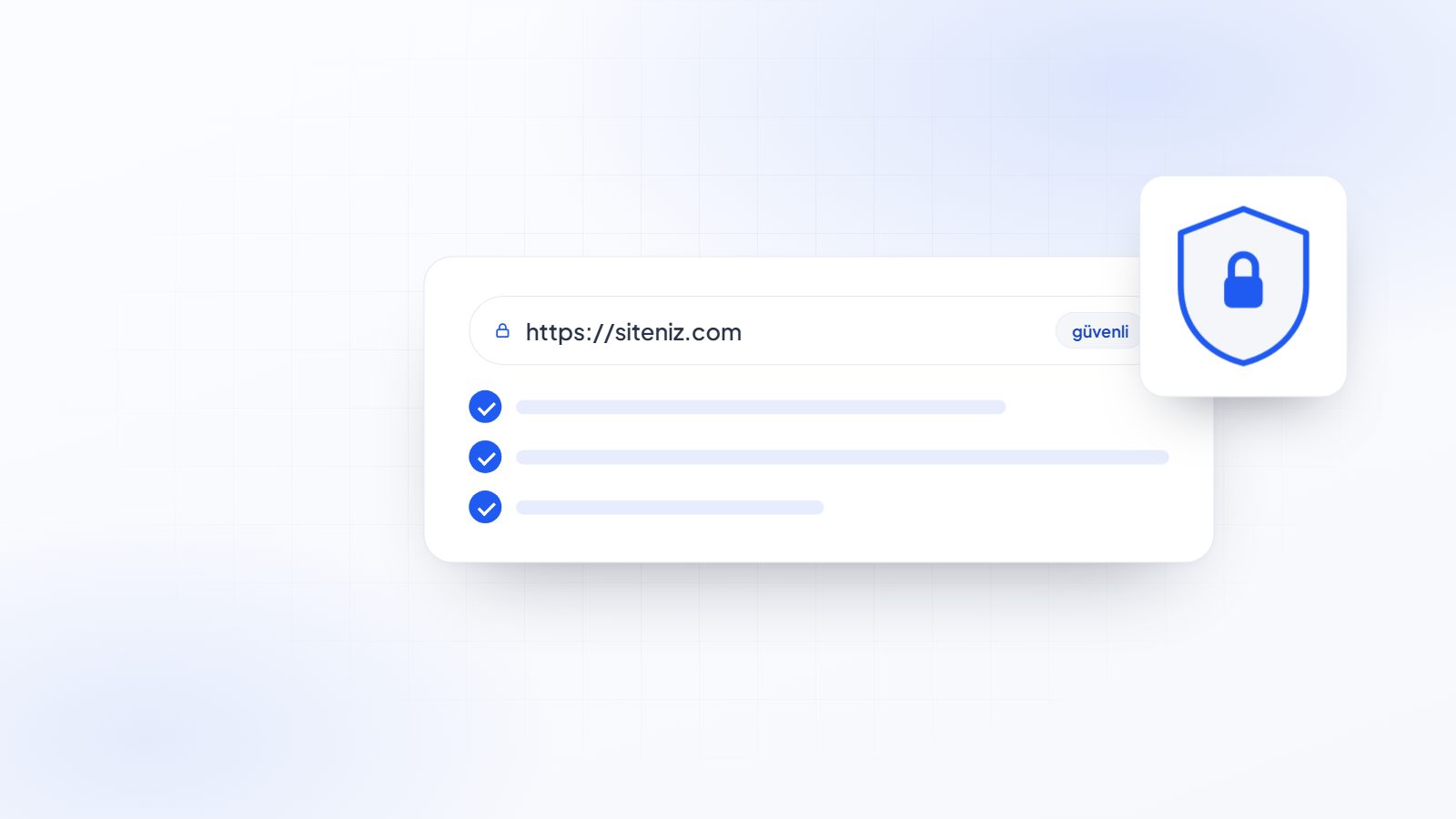 Site güvenliği ve SSL temsili
